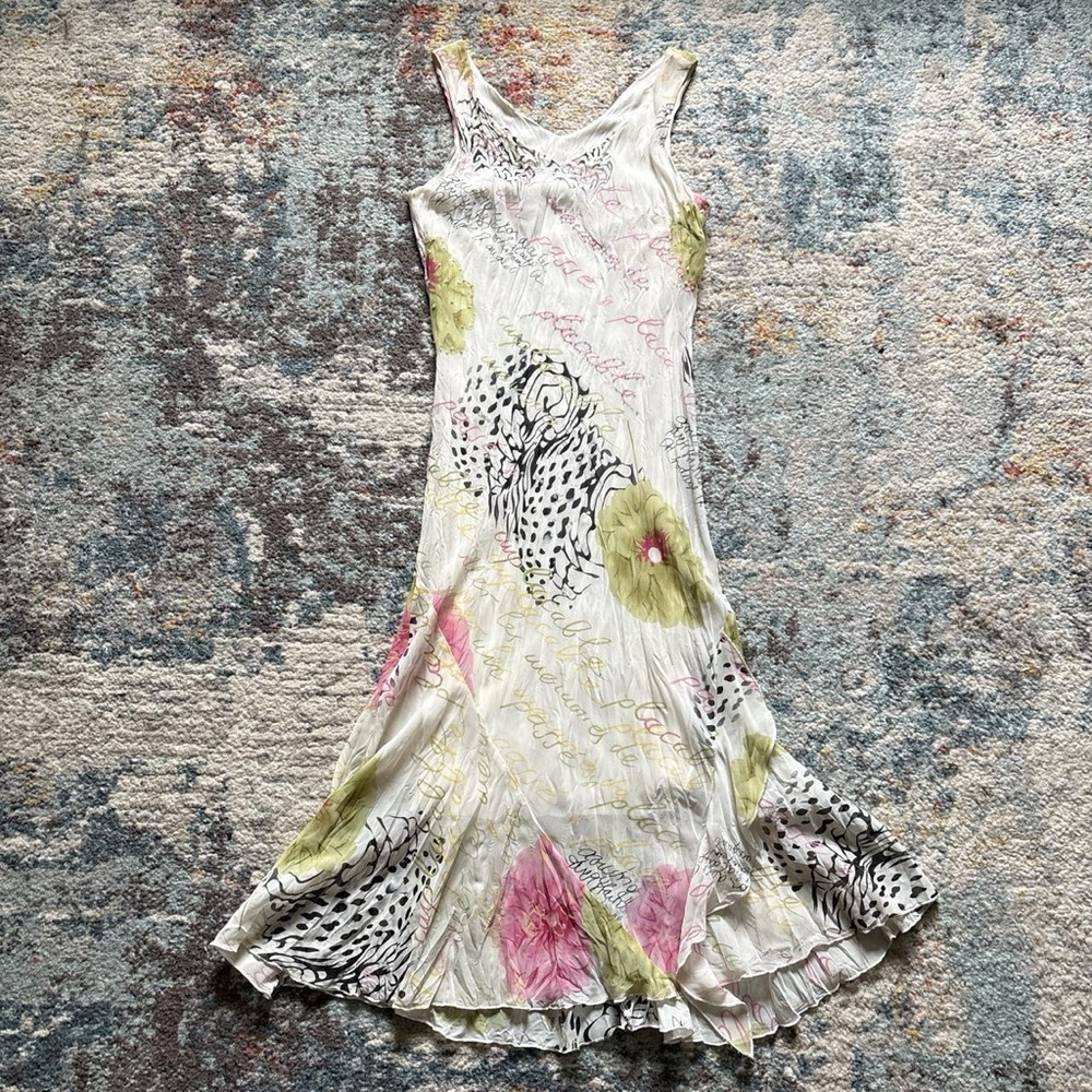 Vintage Parisian midi dress